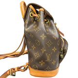 ルイ・ヴィトン LOUIS VUITTON ミニ・モンスリ M51137 ブラウン モノグラムキャンバス ユニセックス リュック・デイパック
