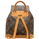 ルイ・ヴィトン LOUIS VUITTON ミニ・モンスリ M51137 ブラウン モノグラムキャンバス ユニセックス リュック・デイパック