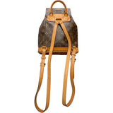 ルイ・ヴィトン LOUIS VUITTON ミニ・モンスリ M51137 ブラウン モノグラムキャンバス ユニセックス リュック・デイパック
