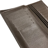 ルイ・ヴィトン LOUIS VUITTON ポルトフォイユ・ブラザ M32578 グリズリ タイガレザー メンズ 2つ折り長財布