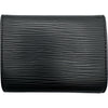 ルイ・ヴィトン LOUIS VUITTON ポルトモネ・サーンプル ブラック エピレザー レディース コインケース