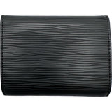 ルイ・ヴィトン LOUIS VUITTON ポルトモネ・サーンプル ブラック エピレザー レディース コインケース
