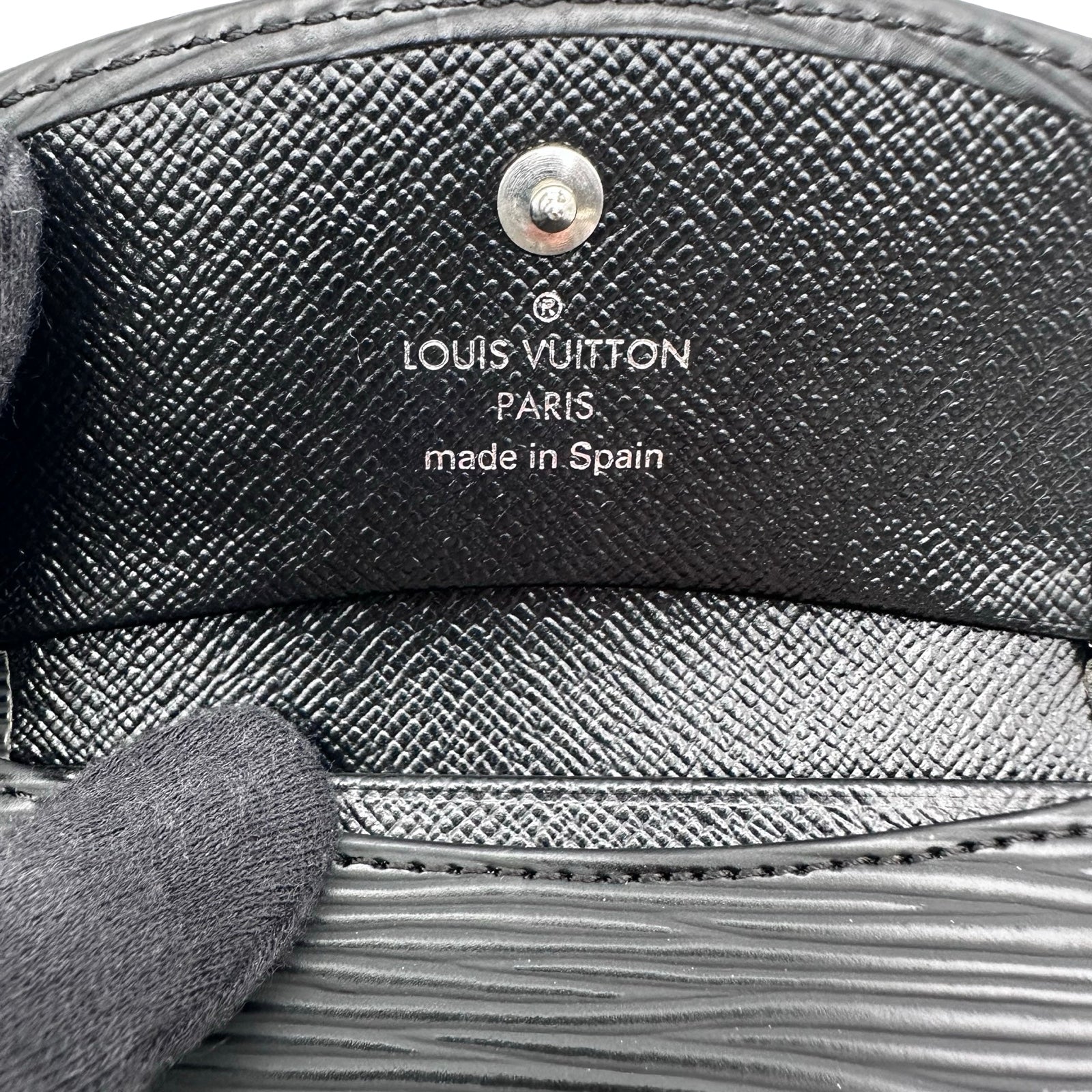 ルイ・ヴィトン LOUIS VUITTON ポルトモネ・サーンプル ブラック