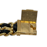 シャネル CHANEL プルミエール XL H0001 ブラック メッキ クオーツ レディース 腕時計