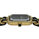 シャネル CHANEL プルミエール XL H0001 ブラック メッキ クオーツ レディース 腕時計