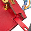 エルメス HERMES ケリ―ツイリーチャーム Z刻印 ルージュヴィフ・ゴールド金具 タデラクト レディース その他小物