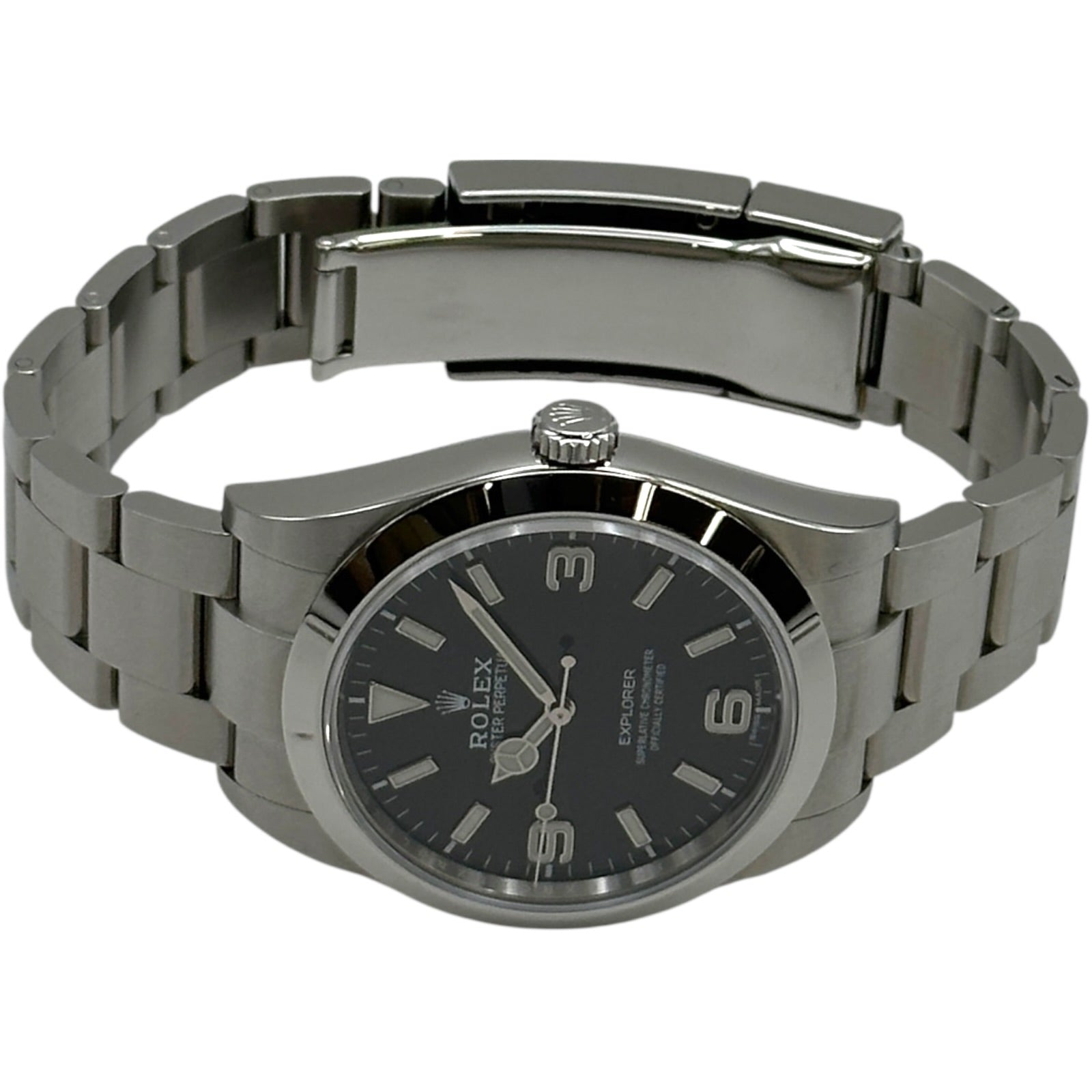 ロレックス ROLEX エクスプローラー1 214270 ブラック ステンレス
