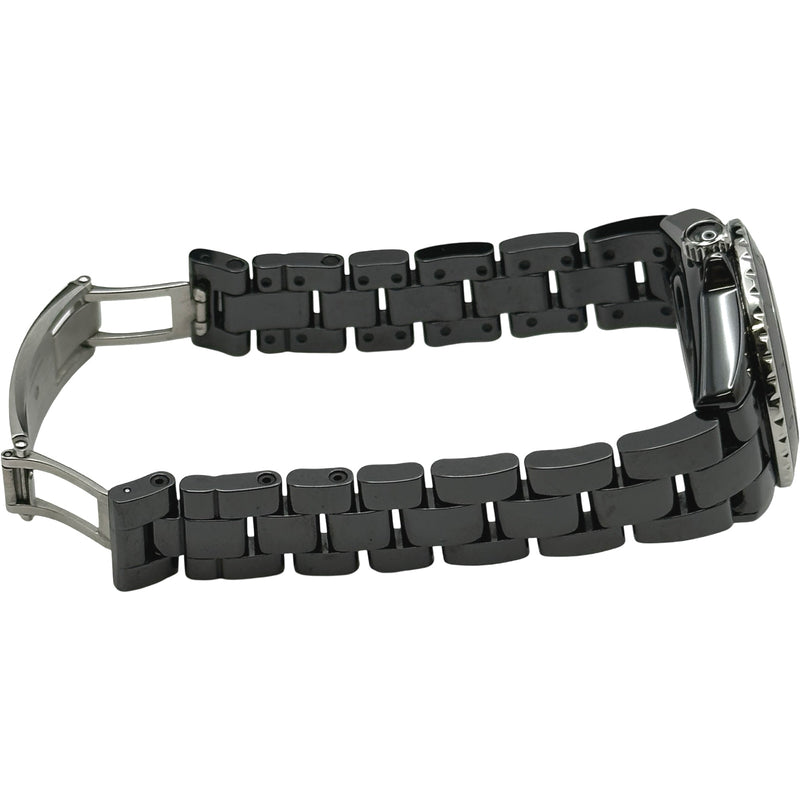 シャネル CHANEL J12 33MM H3108 ブラック セラミック/ステンレススチール クオーツ レディース 腕時計 コメ兵｜シャネル J12 33mmセラミック/D・8P H3108 セラミック