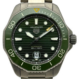 タグ・ホイヤー TAG HEUER アクアレーサー プロフェッショナル 300 WBP208B.BF0631 グリーン チタン 自動巻き メンズ 腕時計