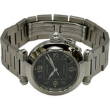 カルティエ Cartier パシャC W31043M7 ブラック ステンレススチール 自動巻き ユニセックス 腕時計