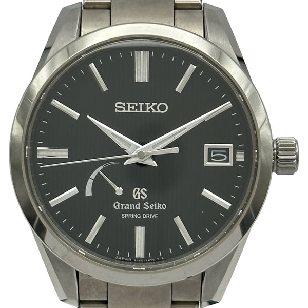 グランドセイコー Grand Seiko スプリングドライブ SBGA149(9R65-0CJ0) ブラック チタン 自動巻き メンズ 腕時計 グランドセイコー Grand Seiko スプリングドライブ SBGA149(9R65-0CJ0