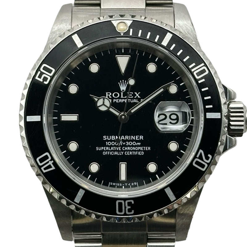 ロレックス ROLEX サブマリーナ 16610 ブラック ステンレススチール