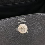 エルメス HERMES リンディミニ K刻 キャバン シルバー金具 トリヨン レディース ショルダーバッグ