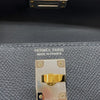 エルメス HERMES ミニケリー2 W刻 グリミスティ シルバー金具×ゴールド金具 エプソン レディース ハンドバッグ ショルダーバッグ