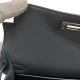 エルメス HERMES ミニケリー2 W刻 グリミスティ シルバー金具×ゴールド金具 エプソン レディース ハンドバッグ ショルダーバッグ