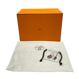 エルメス HERMES ピコタンロックPM クーベルチュール W刻 ゴールド×エクリュ×フォーブ シルバー金具 トワル スイフト レディース ハンドバッグ
