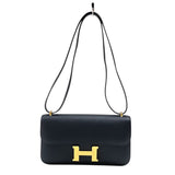 エルメス HERMES コンスタンスエラン W刻 ブラック ゴールド金具 エプソン レディース ショルダーバッグ