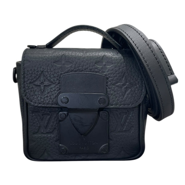 LOUIS VUITTON トリヨンレザーバッグ ブラック ルイ・ヴィトン LOUIS VUITTON ピコ Sロック M83148 ブラック トリヨン