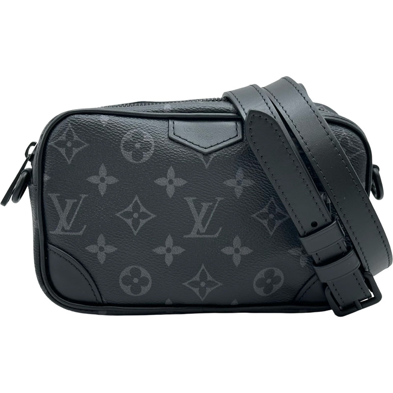 ルイ・ヴィトン LOUIS VUITTON トロカデロ ウェアラブルウォレット ショルダーバッグ バッグ PVCコーティングキャンバス レザー モノグラム・エクリプス メンズ ブラック系 M14253 【中古】 ルイ・ヴィトン LOUIS VUITTON トロカデロ・ウェアラブル ウォレット