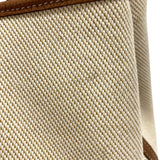 エルメス HERMES ガーデンパーティTPM Z刻 エクリュ×ゴールド トワル ネゴンダ レディース トートバッグ