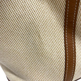 エルメス HERMES ガーデンパーティTPM Z刻 エクリュ×ゴールド トワル ネゴンダ レディース トートバッグ