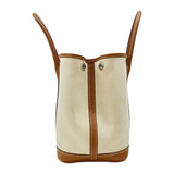 エルメス HERMES ガーデンパーティTPM Z刻 エクリュ×ゴールド トワル ネゴンダ レディース トートバッグ