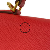 エルメス HERMES ケリー28 外縫い □M刻 ヴァーミリオン ゴールド金具 エプソン レディース ハンドバッグ ショルダーバッグ