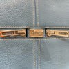 エルメス HERMES ヴィクトリア43 ブルージーン　シルバー金具 トリヨン レディース ハンドバッグ