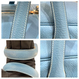 エルメス HERMES ヴィクトリア43 ブルージーン　シルバー金具 トリヨン レディース ハンドバッグ