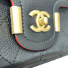 シャネル CHANEL マトラッセ チェーンハンドバッグ ブラック ゴールド金具 カーフ レディース ハンドバッグ