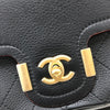 シャネル CHANEL マトラッセ チェーンハンドバッグ ブラック ゴールド金具 カーフ レディース ハンドバッグ