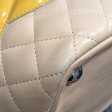 シャネル CHANEL カンボンライントートラージ A25169 ベージュ×シルバー金具 ラム レディース トートバッグ