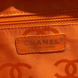 シャネル CHANEL カンボンライントートラージ A25169 ベージュ×シルバー金具 ラム レディース トートバッグ