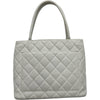 シャネル CHANEL 復刻トート A01804 ホワイト ゴールド金具 キャビアスキン レディース トートバッグ