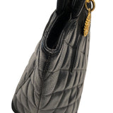 シャネル CHANEL 復刻トート ブラックゴールド金具 キャビアスキン レディース トートバッグ