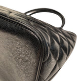 シャネル CHANEL 復刻トート ブラックゴールド金具 キャビアスキン レディース トートバッグ