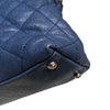 シャネル CHANEL マトラッセホーボーバッグ A66802 ブルーシルバー金具 キャビアスキン レディース ショルダーバッグ