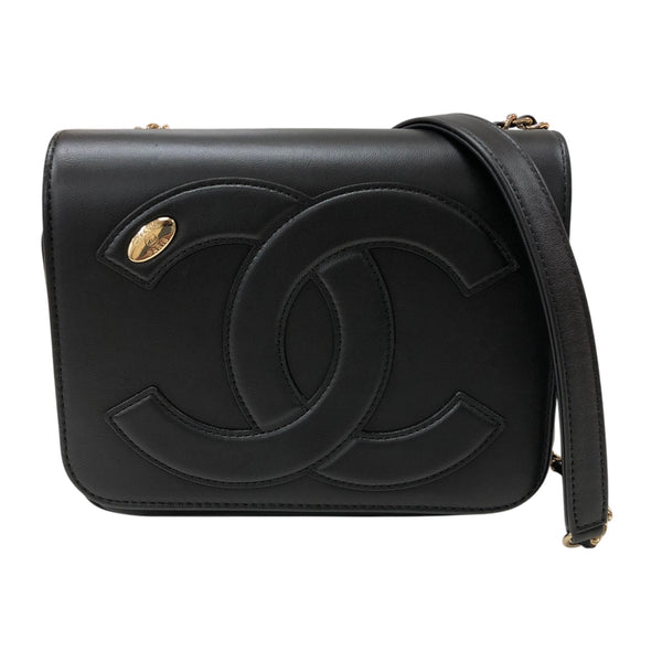 シャネル CHANEL ココマーク ショルダーバッグ AS0321 28番台 ブラック