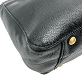 シャネル CHANEL ココマーク2Ｗａｙトートバッグ 10番台 ブラック ゴールド金具 キャビアスキン レディース ショルダーバッグ
