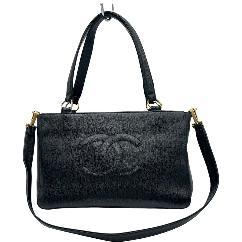 シャネル CHANEL ココマーク2Wayトートバッグ 10番台 ブラック