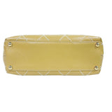 シャネル CHANEL ワイルドステッチハンドバッグ A18126 ベージュ　ゴールド金具 レザー レディース ハンドバッグ