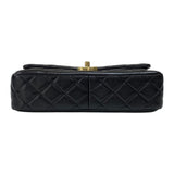 シャネル CHANEL マトラッセ スモールフラップバッグ AS4459 ブラック ゴールド金具 ラムスキン レディース ショルダーバッグ