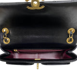 シャネル CHANEL マトラッセ スモールフラップバッグ AS4459 ブラック ゴールド金具 ラムスキン レディース ショルダーバッグ