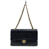 シャネル CHANEL マトラッセ25 A01112 ブラック ゴールド金具 ラムスキン レディース ショルダーバッグ