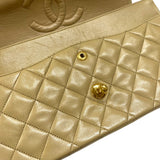 シャネル CHANEL マトラッセ25 A01112 ベージュ ゴールド金具 ラムスキン レディース ショルダーバッグ