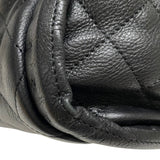 シャネル CHANEL ココマーク チェーントートバッグ ブラック シルバー金具 カーフ レディース ショルダーバッグ
