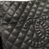 シャネル CHANEL ココマーク チェーントートバッグ ブラック シルバー金具 カーフ レディース ショルダーバッグ