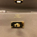 エルメス HERMES ケリートゥーゴー K刻 エトゥープ ゴールド金具 エプソン レディース ショルダーバッグ