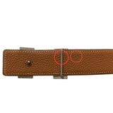 エルメス HERMES コンスタンスベルト　85cm ▢G刻印 ブラック・ゴールド/シルバー金具 ボックスカーフ･トゴ ユニセックス ベルト