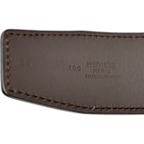 エルメス HERMES コンスタンスベルト 85cm T刻印 ブラック/ショコラ ブックスカーフ/スイフト メンズ ベルト